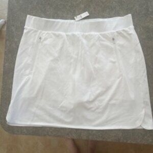 NWT Talbot Skort Size XL Front Zip Pockets